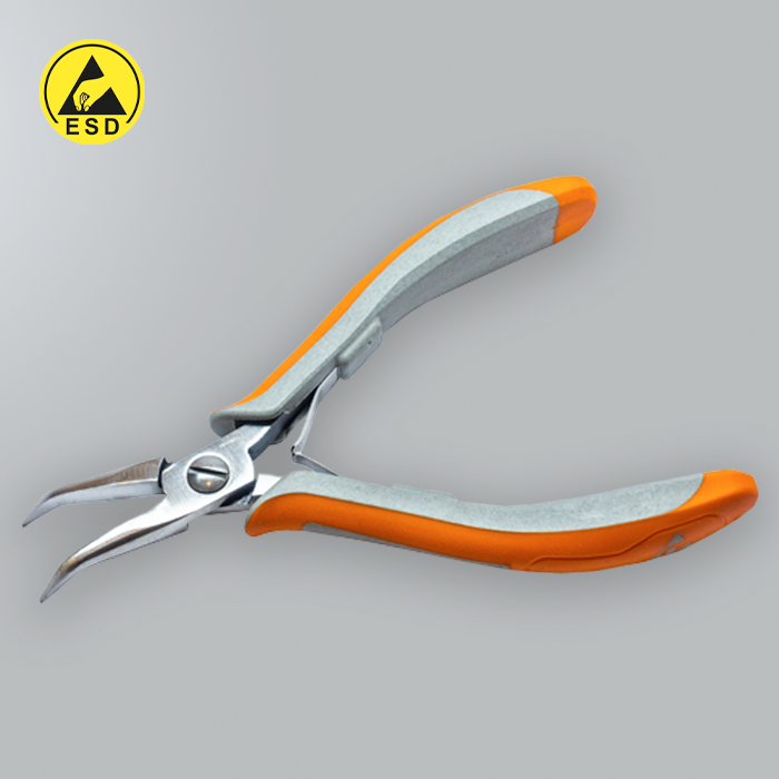 ESD - Bent Snipe Nose Pliers (G-HT-P3) ESD - Bent Snipe Nose Pliers (G-HT-P3)